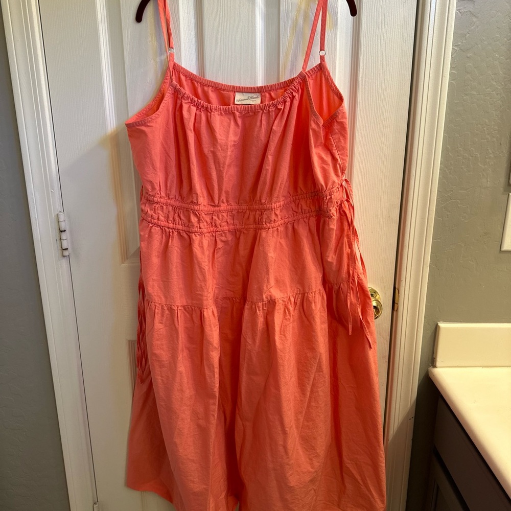 Universal Thread Coral Elastic Waist Sundress